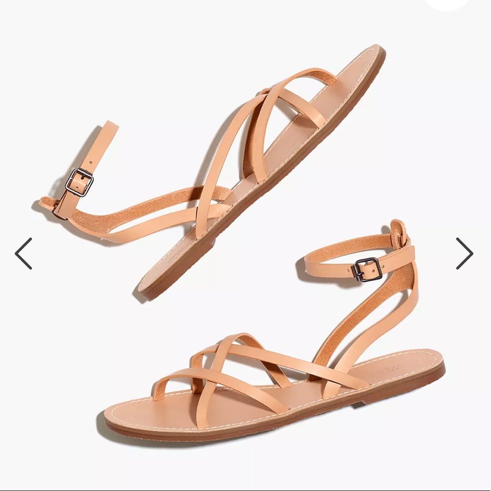 Madewell The Boardwalk Skinny-Strap Sandal